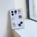 Kawaii 3D Coffee Bear Phone Case For Samsung Galaxy Z Fold 8