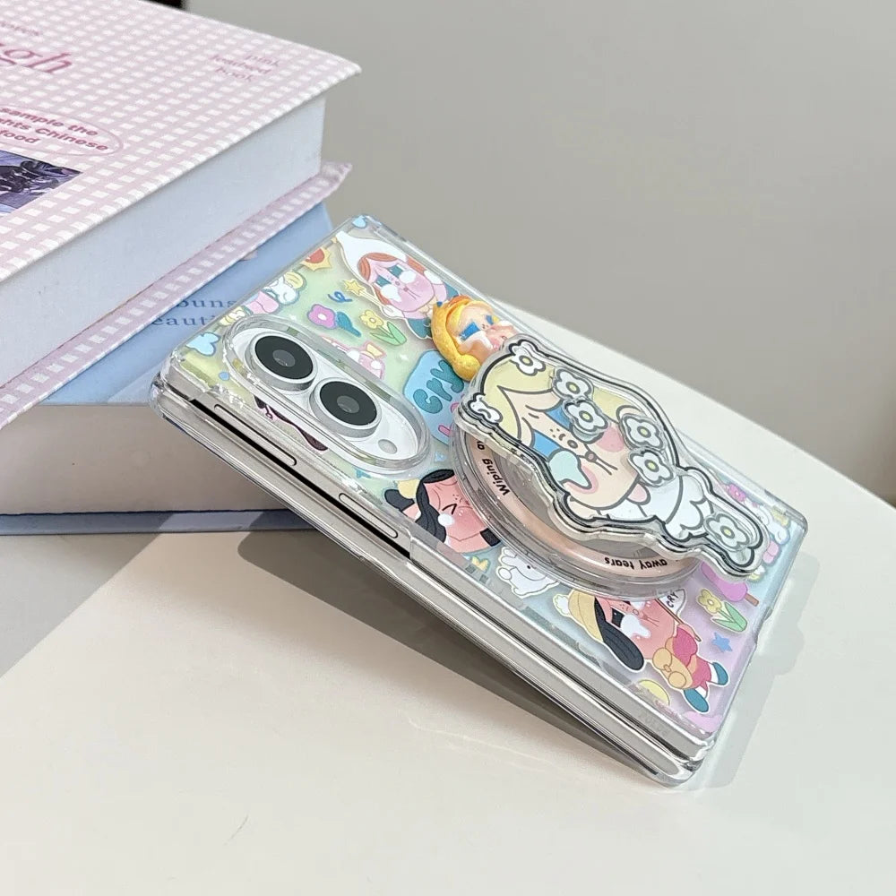 Cute Cartoon Magnetic Phone Case for Samsung Galaxy Z Fold
