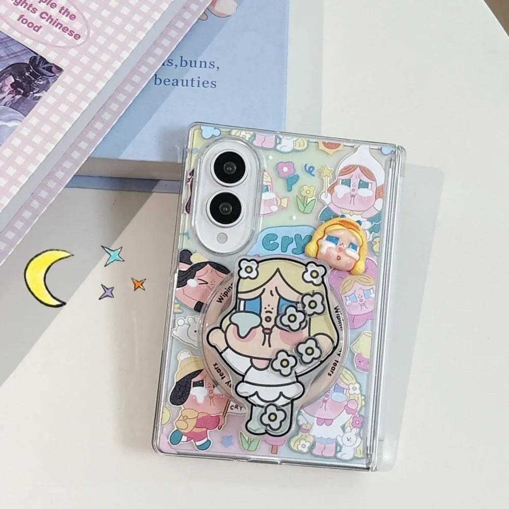Cute Cartoon Magnetic Phone Case for Samsung Galaxy Z Fold