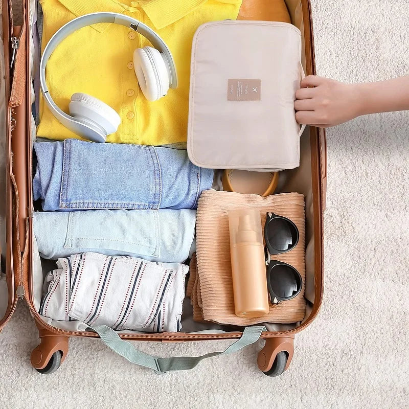 Large Hanging Travel Makeup & Toiletry Organizer Bag