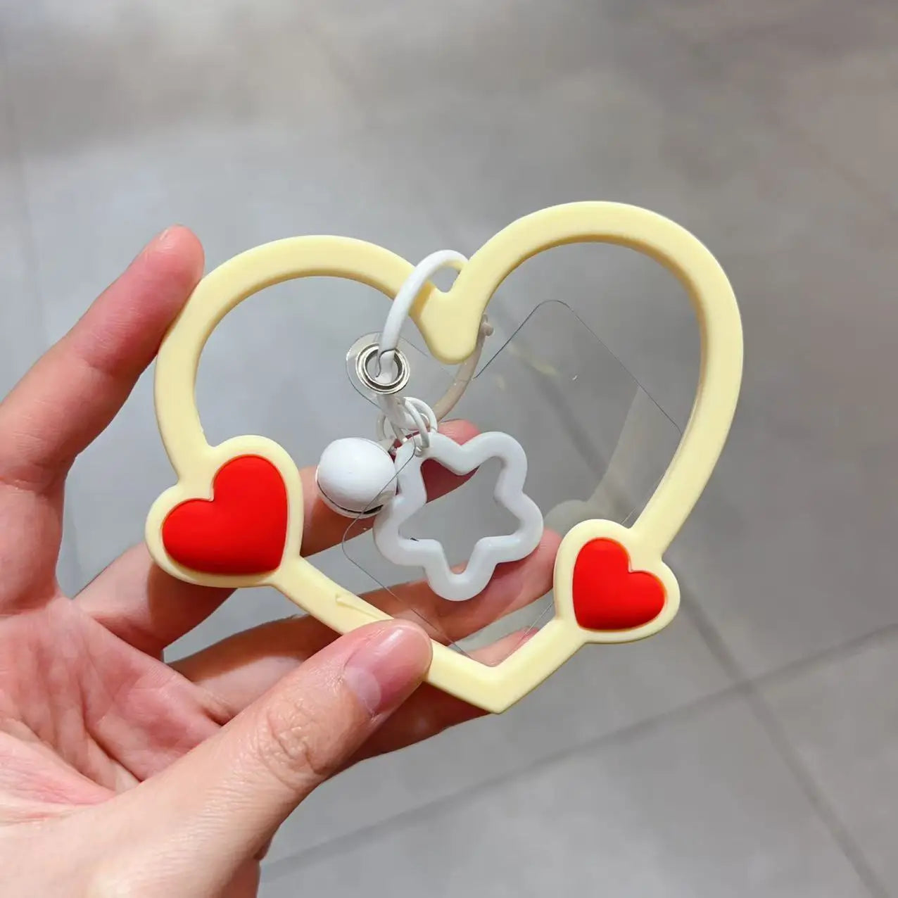 Cute Heart Phone Charm Lanyard Connector - Colorful Heart Phone Case Accessorie