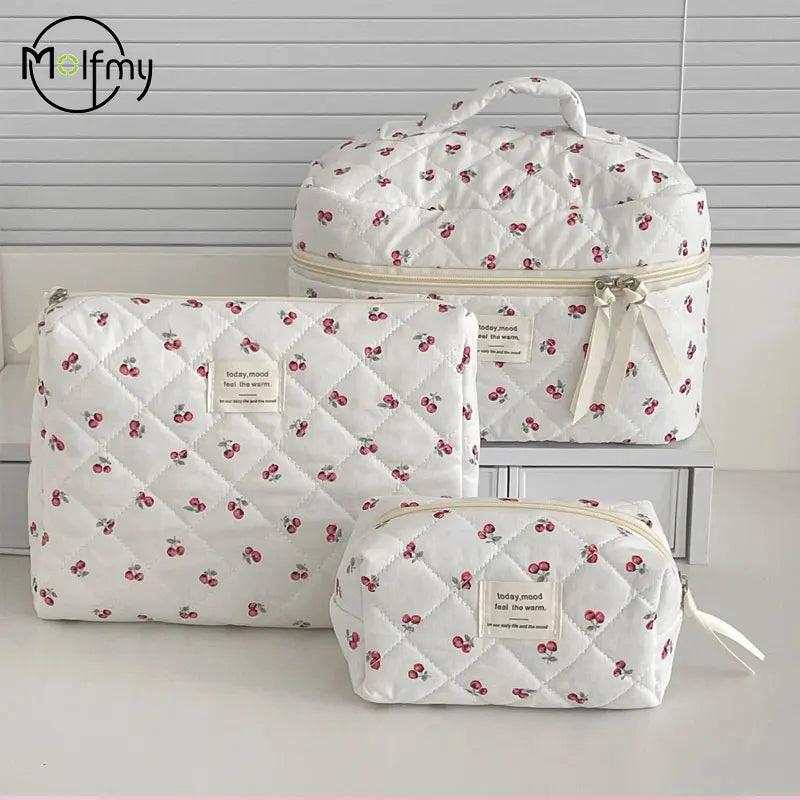 Cherry Blossom Cosmetic Travel Bag