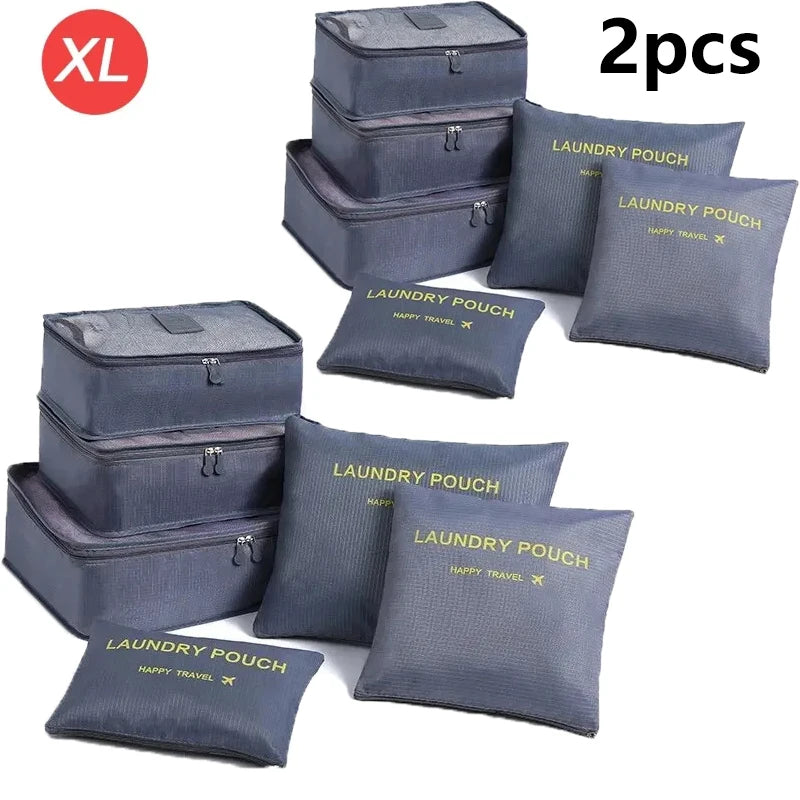 6-Piece Travel Organizer Packing Cube Set