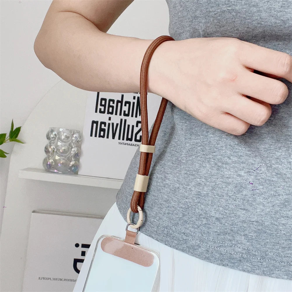 Adjustable Colorful Wrist Strap Lanyard for Phone Cases