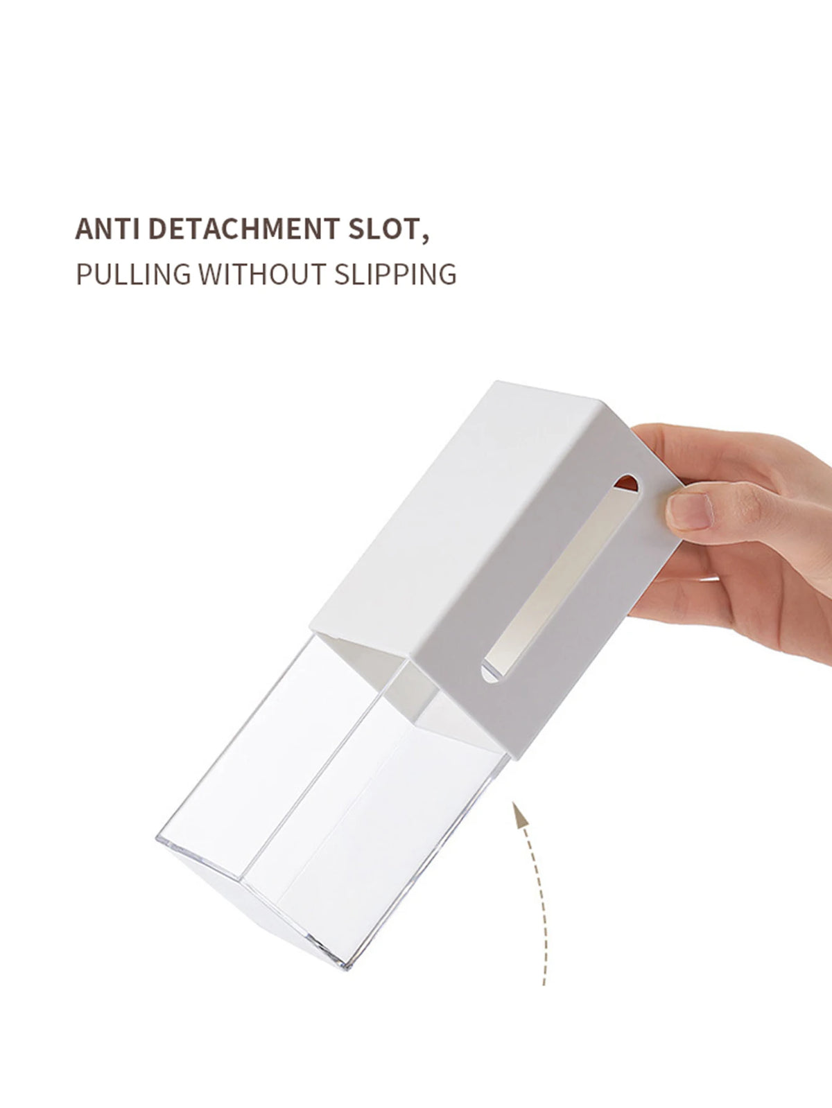 Wall-Mounted Cotton Pad & Beauty Organizer