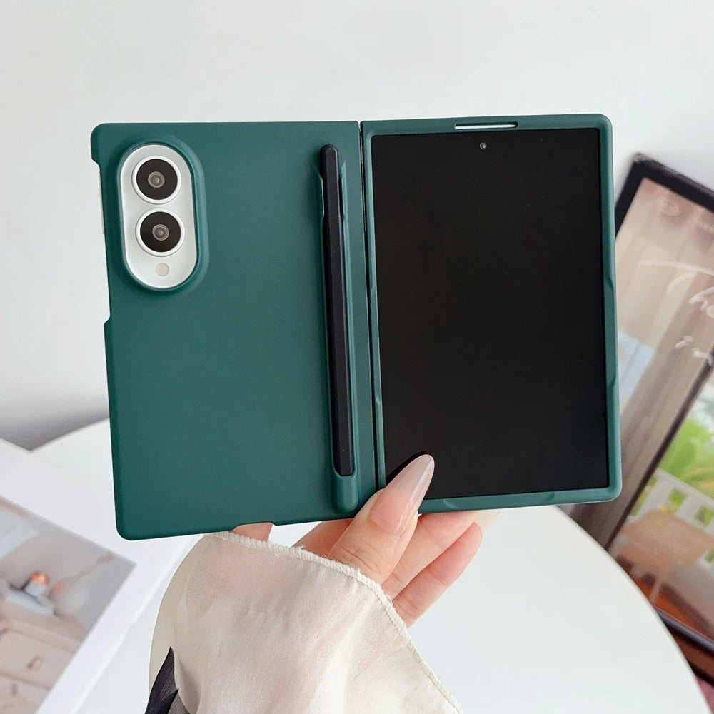 Slim Matte Case with Stylus Pen for Samsung Galaxy Z Fold *