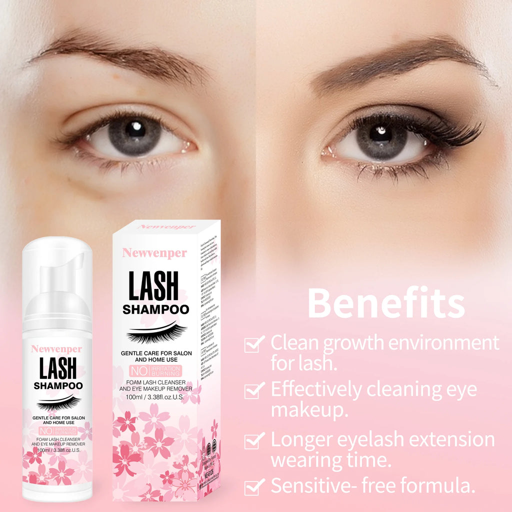 Lash Cleanse Foaming Shampoo +Cleansing Brush