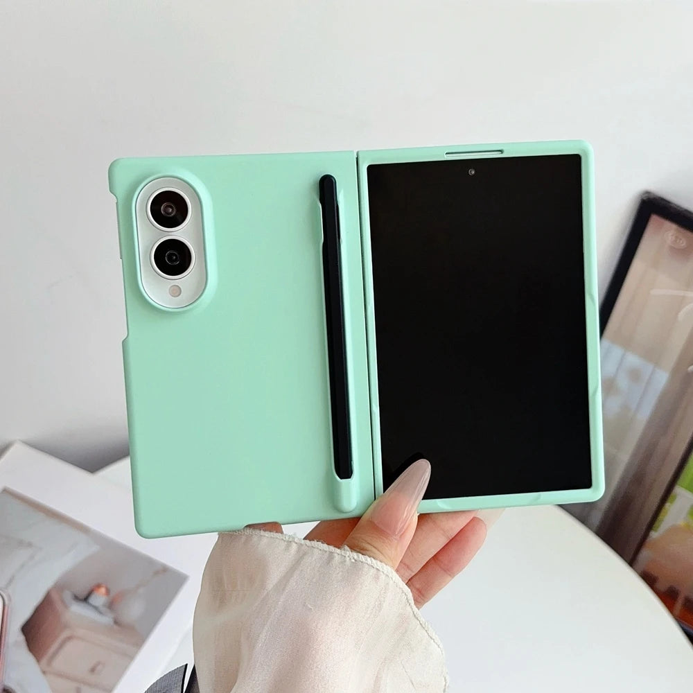Slim Matte Case with Stylus Pen for Samsung Galaxy Z Fold *