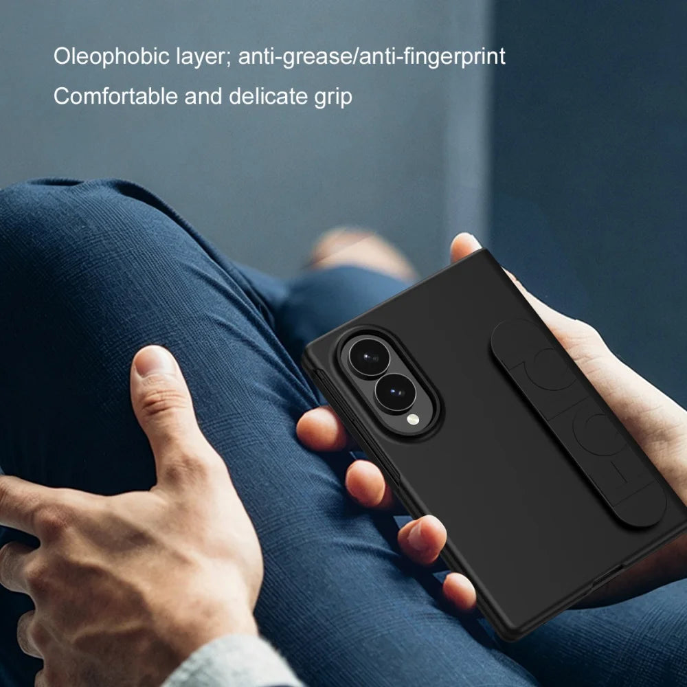 Luxury Matte Wristband Case for Samsung Galaxy Z Fold