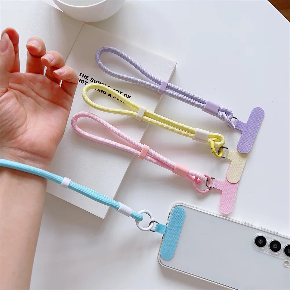 Adjustable Colorful Wrist Strap Lanyard for Phone Cases