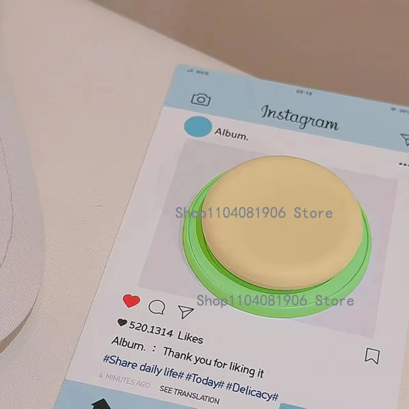 Cute Macaron Silicone Magnetic  Phone Grip & Stand