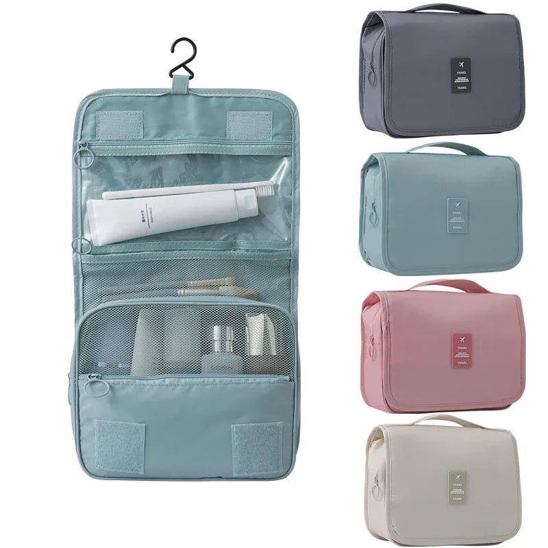 Large Hanging Travel Makeup & Toiletry Organizer Bag
