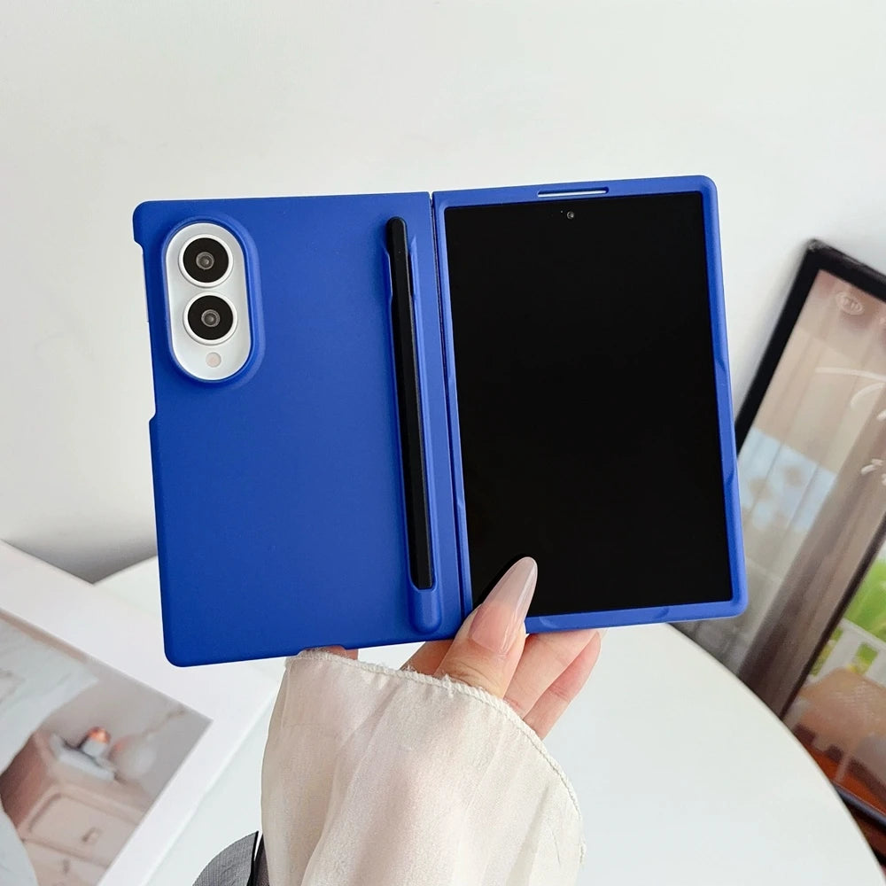 Slim Matte Case with Stylus Pen for Samsung Galaxy Z Fold *