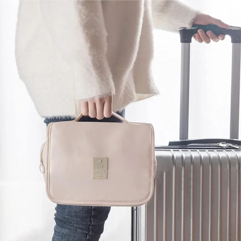 Large Hanging Travel Makeup & Toiletry Organizer Bag