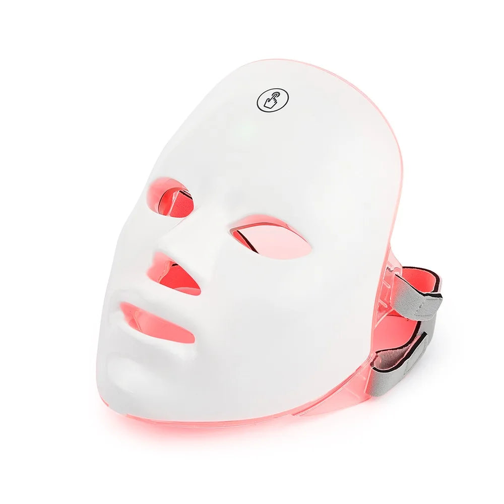 7- color Rechargeable LED Facial Mask for Skin Rejuvenation