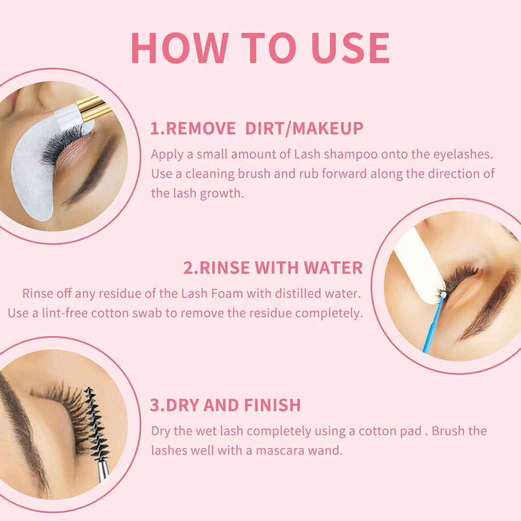 Lash Cleanse Foaming Shampoo +Cleansing Brush