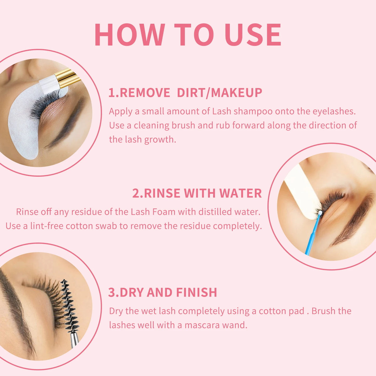 Lash Cleanse Foaming Shampoo +Cleansing Brush