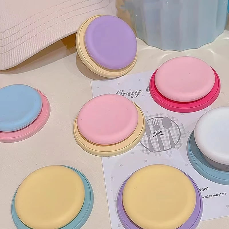 Cute Macaron Silicone Magnetic  Phone Grip & Stand
