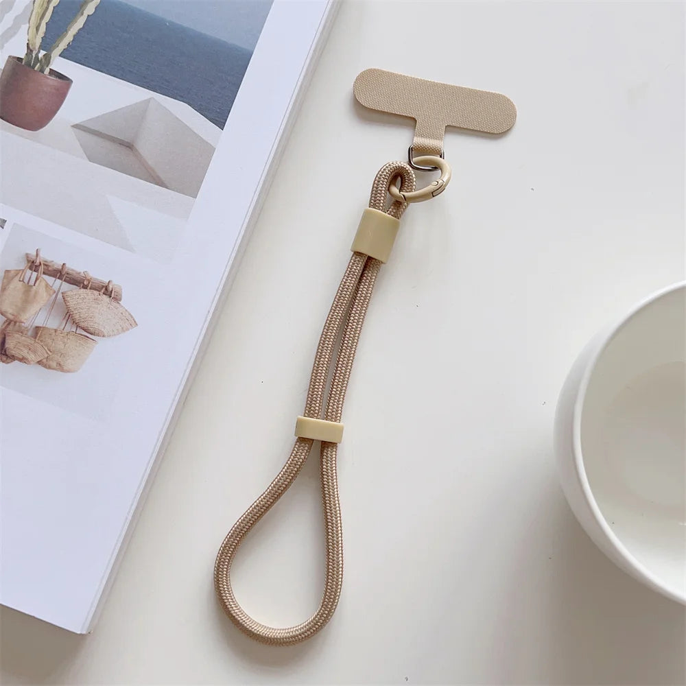 Adjustable Colorful Wrist Strap Lanyard for Phone Cases