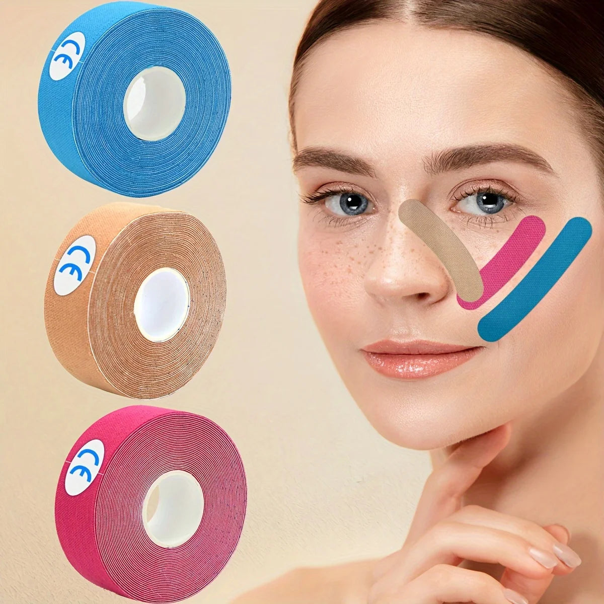 Invisible Face Lift Tape- Instant Jawline, one step at time