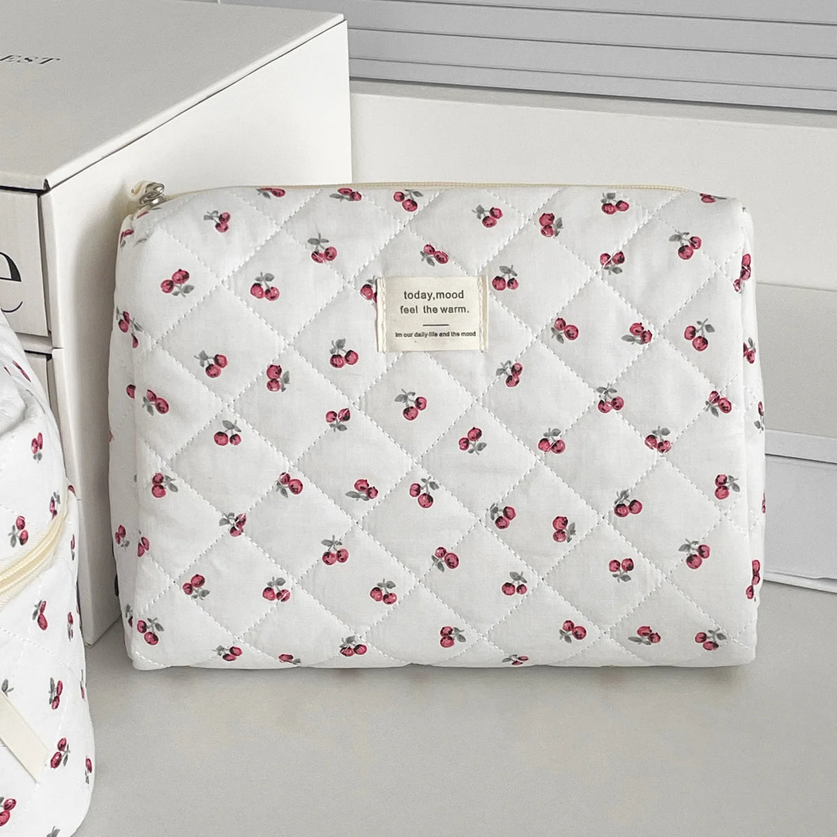 Cherry Blossom Cosmetic Travel Bag