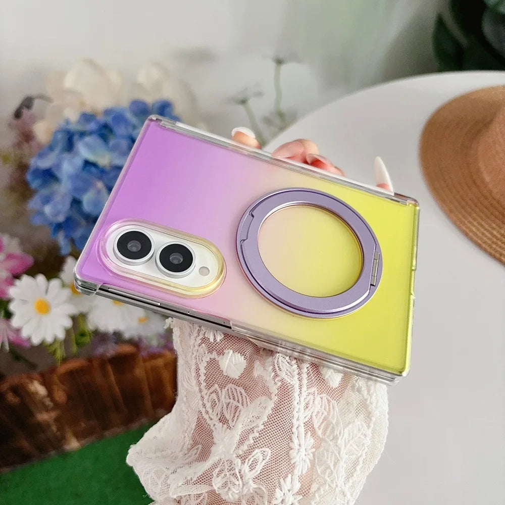 Magsafe Gradient Double Color Bracket Case for Samsung Galaxy Z Fold 8, Z Fold 7, Z Fold 6 & Z Fold 5