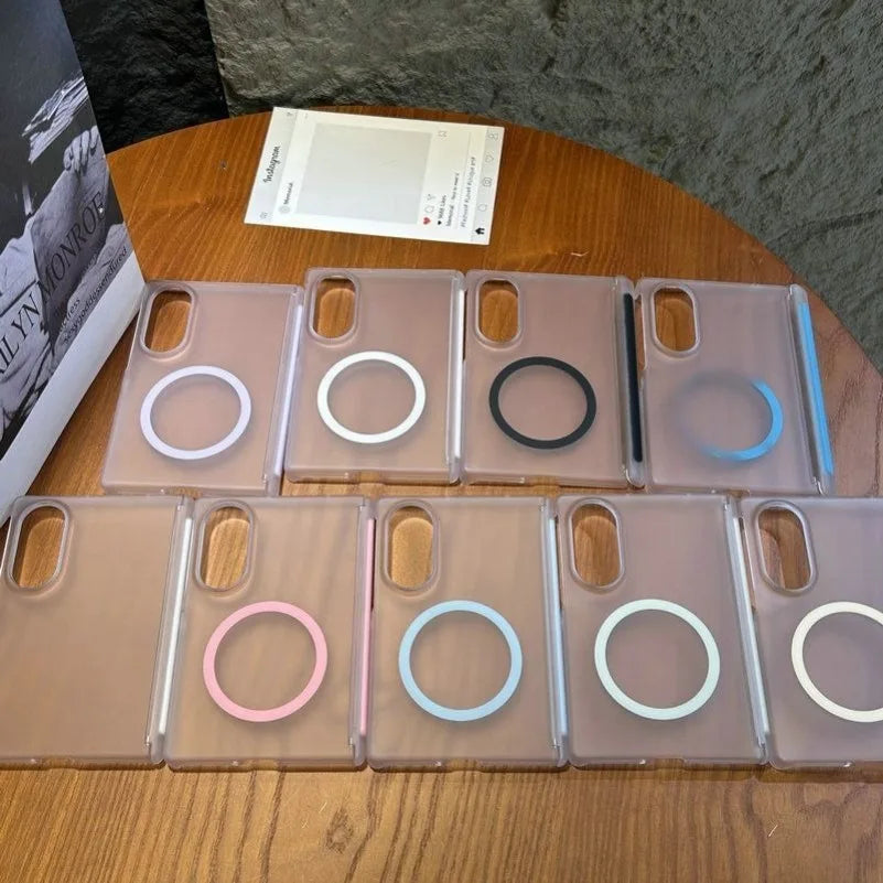Luxury Matte Frosted Magnetic  Phone Case or Samsung Galaxy Z Fold 8