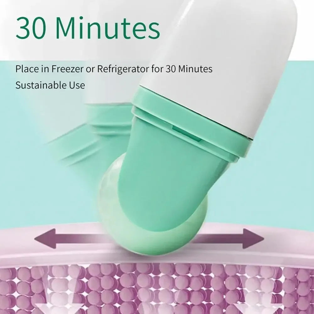 CryoGlow 2-in-1 Facial Ice Roller
