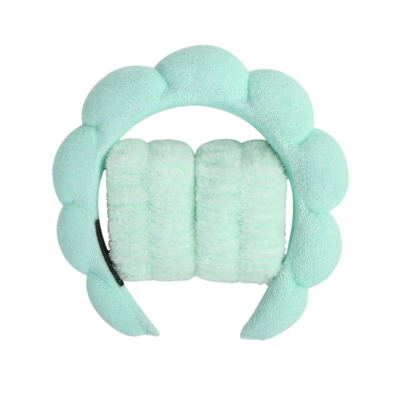 Microfiber Spa Wristbands & Headband Set - Face Washing Accessories