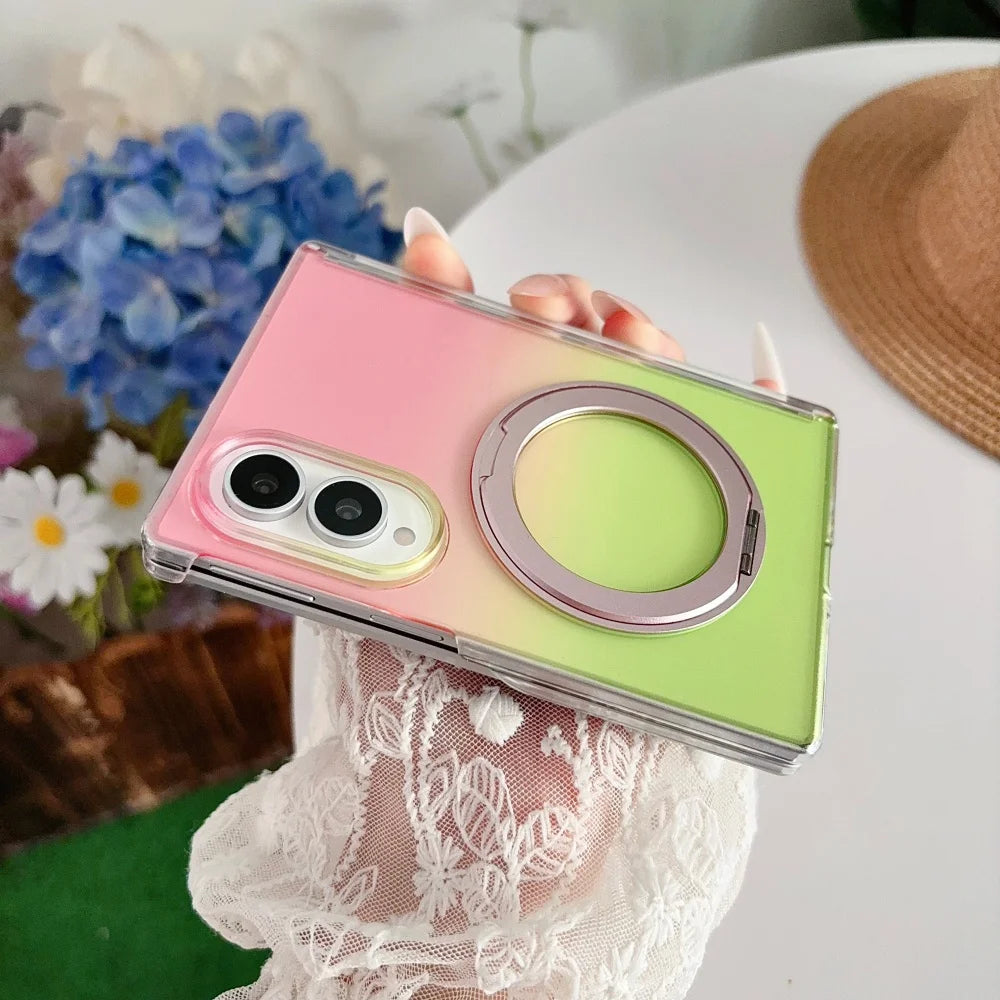 Magsafe Gradient Double Color Bracket Case for Samsung Galaxy Z Fold 8, Z Fold 7, Z Fold 6 & Z Fold 5