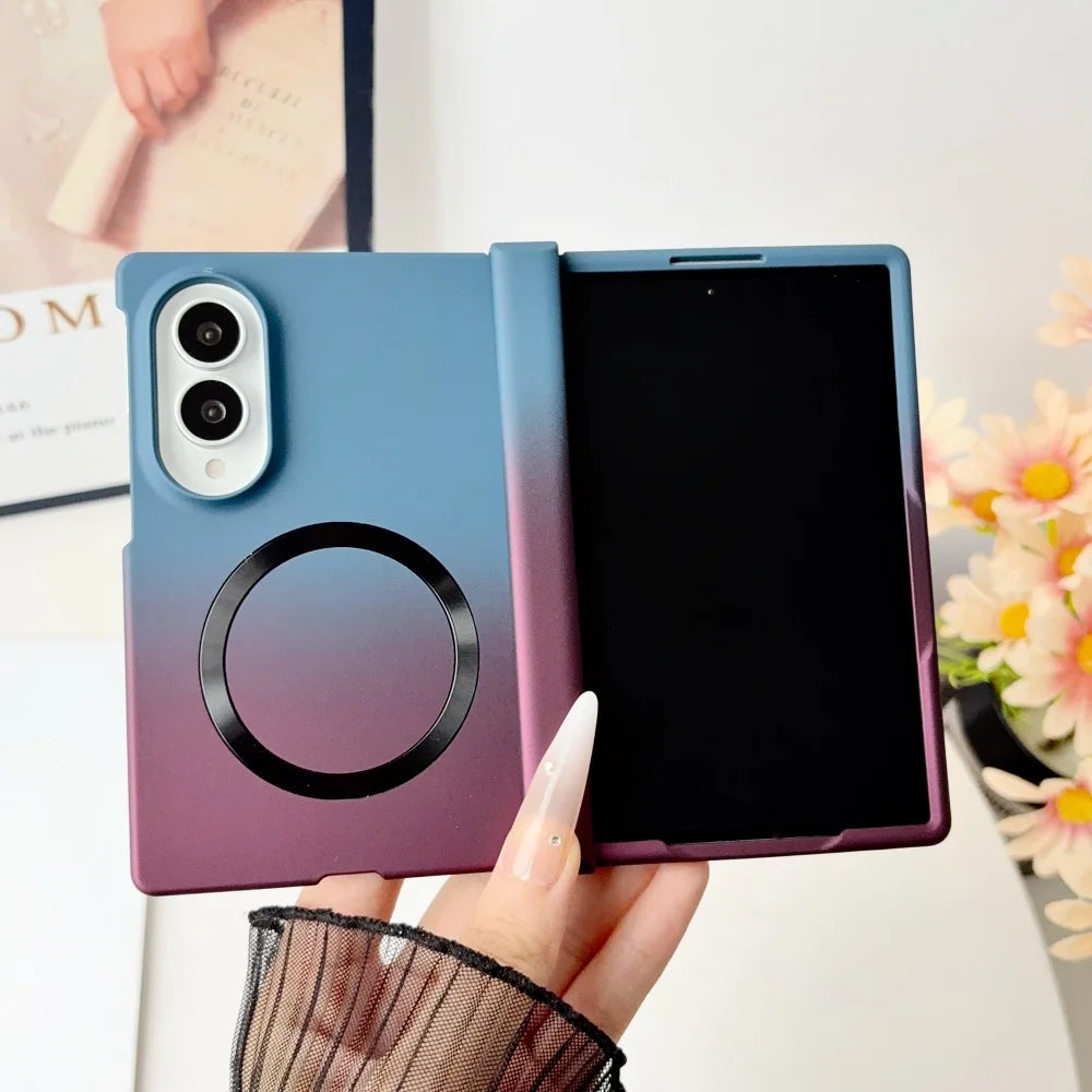 Fashion Double-Color MagSafe Phone Case for Samsung Galaxy Z Fold 8