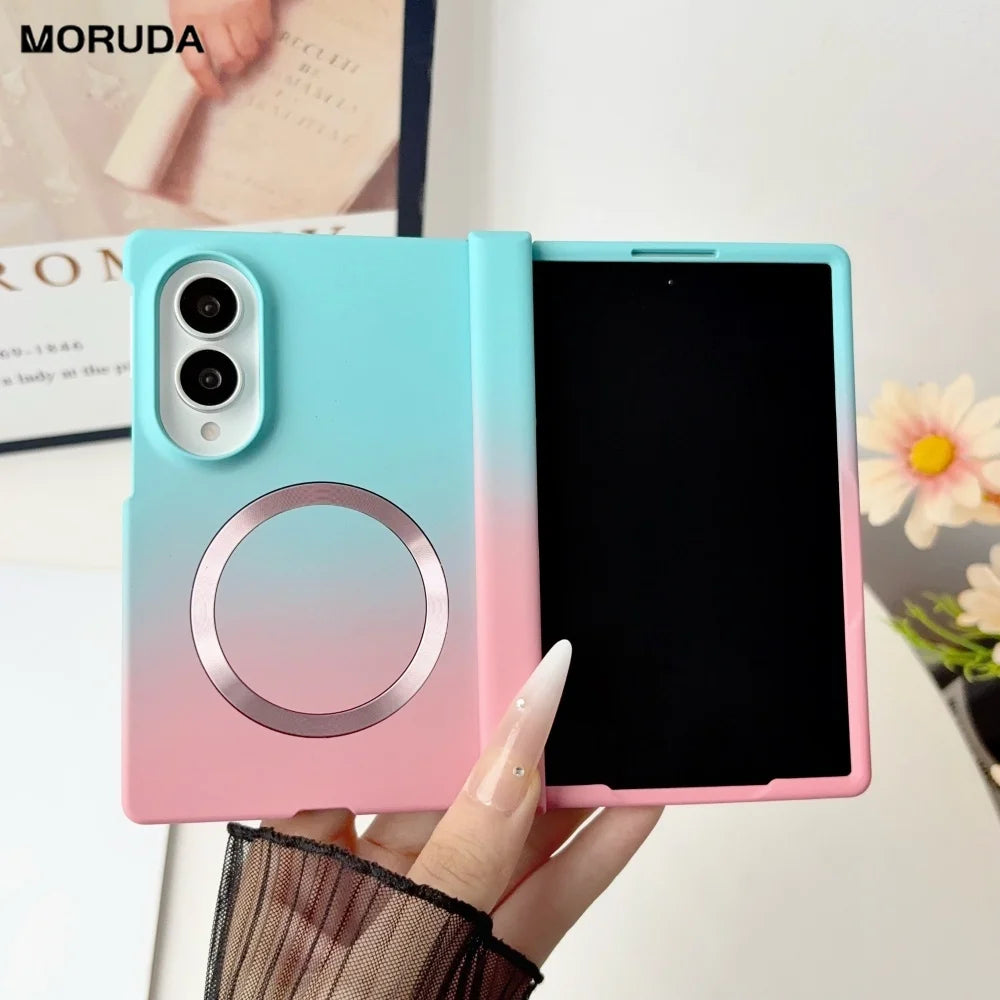 Fashion Double-Color MagSafe Phone Case for Samsung Galaxy Z Fold 8
