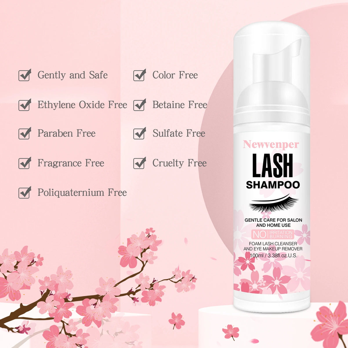 Lash Cleanse Foaming Shampoo +Cleansing Brush