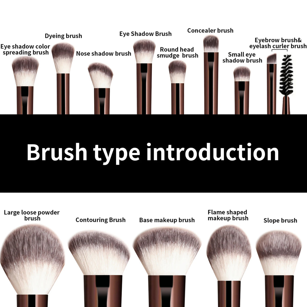 Luxe 13-Piece Makeup Brush Set