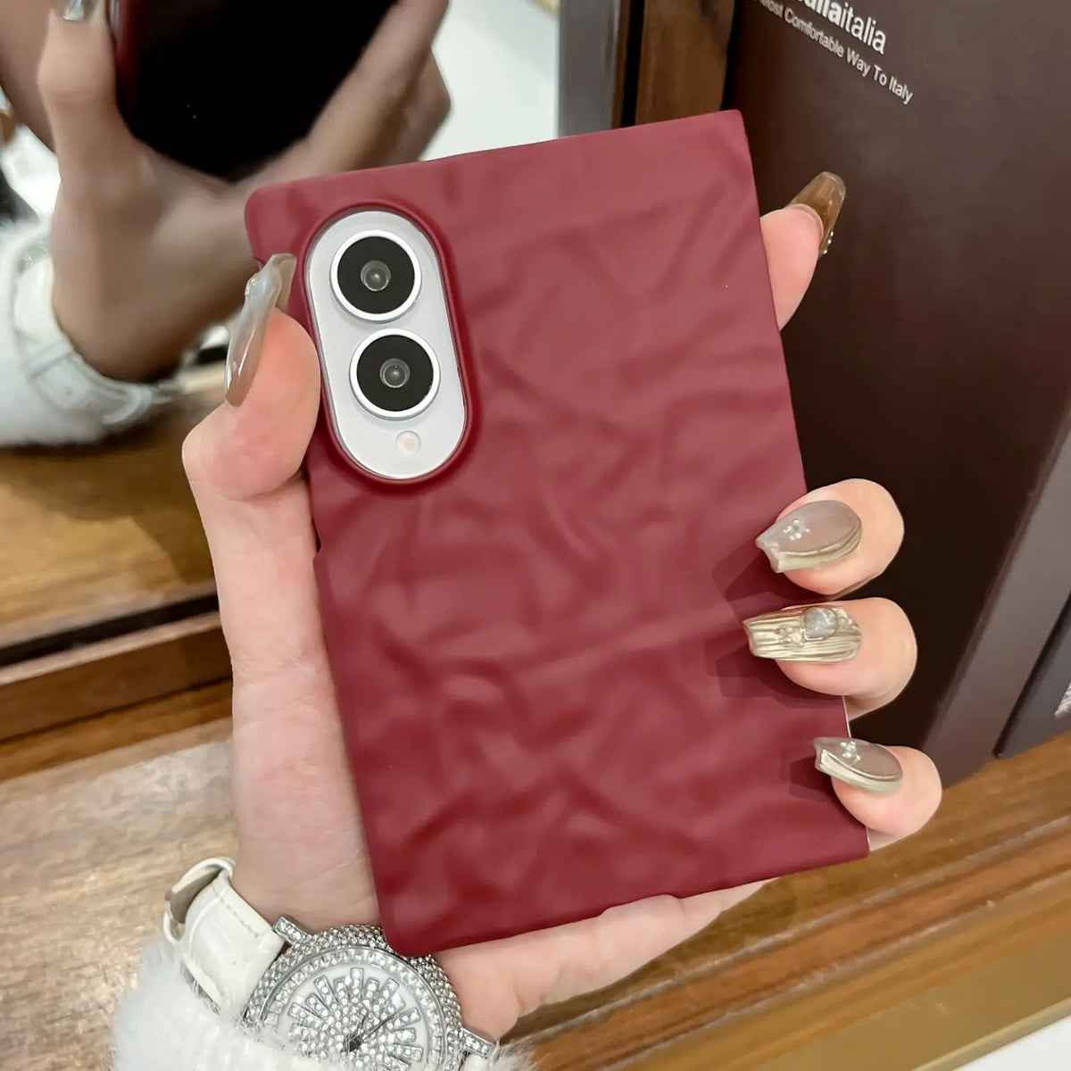Samsung Galaxy Z Fold Case- Matte Anti-Slip Protective Cover