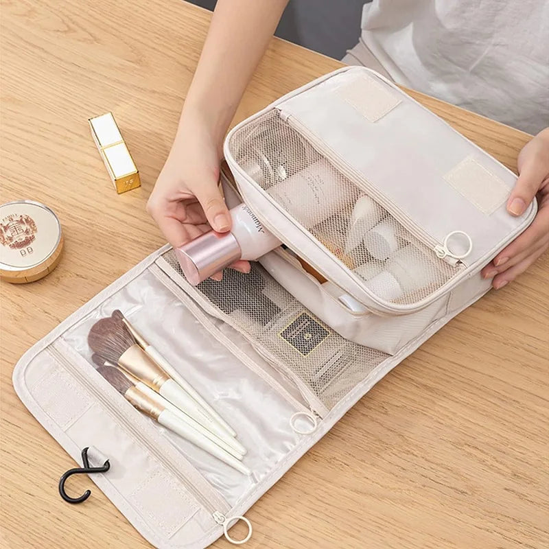 Large Hanging Travel Makeup & Toiletry Organizer Bag