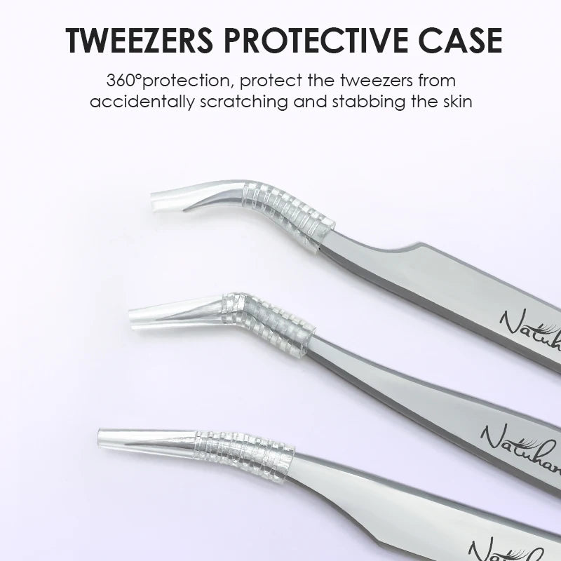 Professional Eyelash Extension Tweezers | Precision Stainless Steel Lash Tweezers