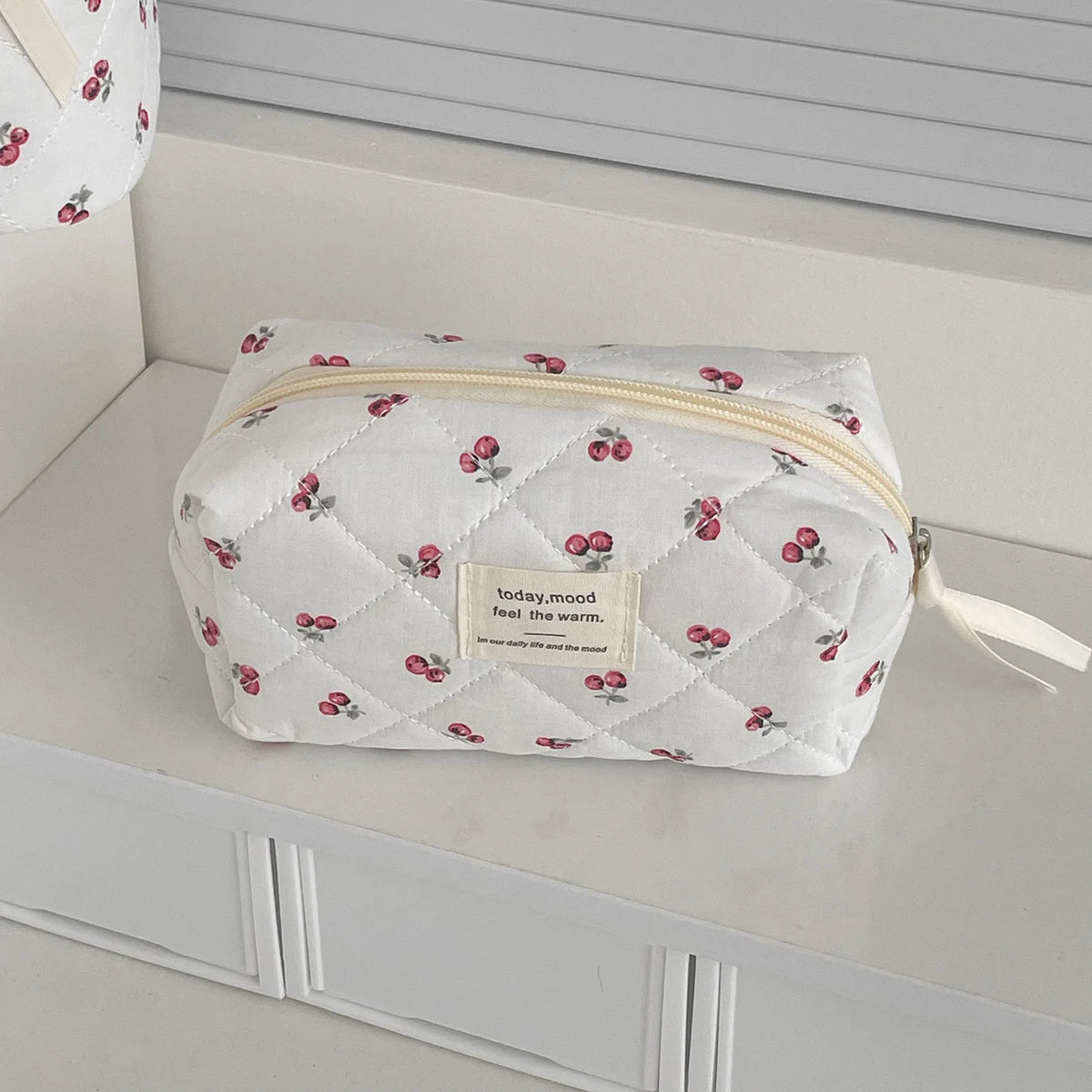Cherry Blossom Cosmetic Travel Bag