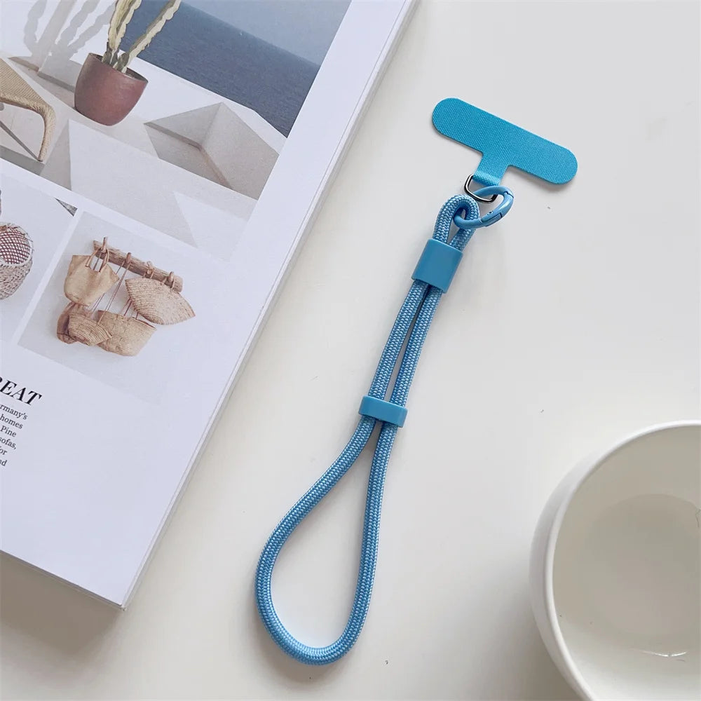 Adjustable Colorful Wrist Strap Lanyard for Phone Cases