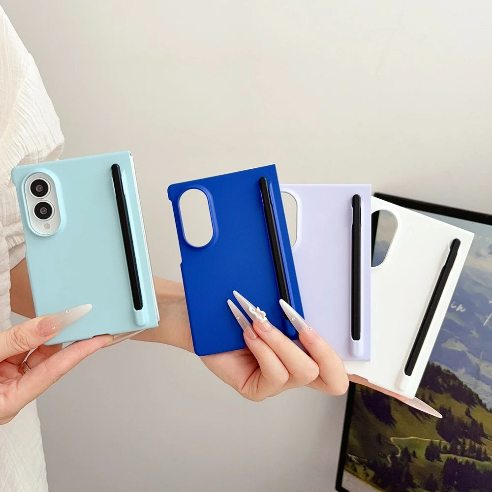 Slim Matte Case with Stylus Pen for Samsung Galaxy Z Fold *