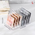 Clear 7- Compartment Makeup Organizer