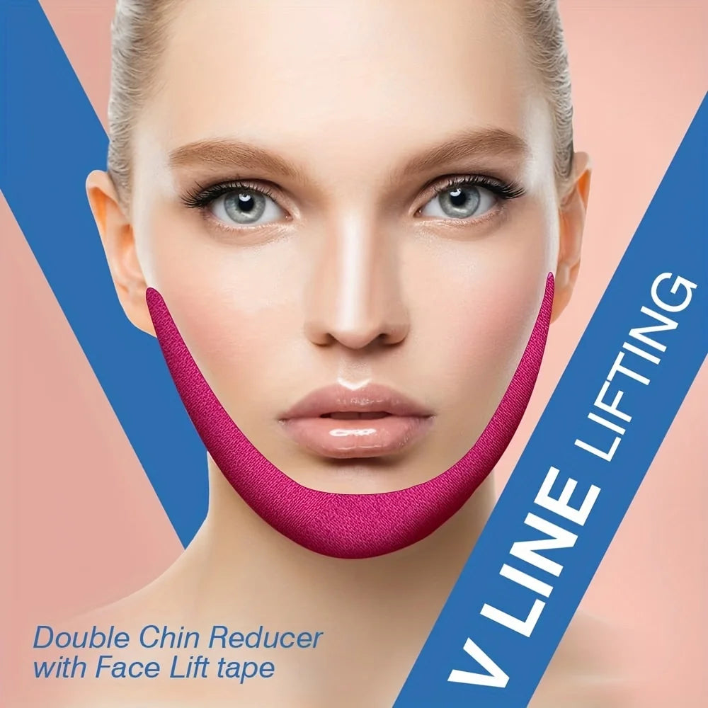 Invisible Face Lift Tape- Instant Jawline, one step at time
