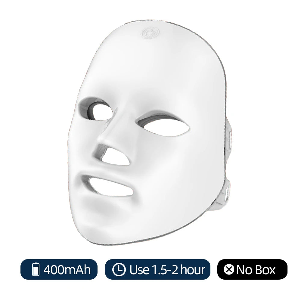 7- color Rechargeable LED Facial Mask for Skin Rejuvenation