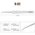 Professional Eyelash Extension Tweezers | Precision Stainless Steel Lash Tweezers