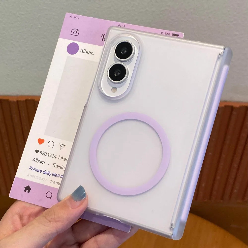 Luxury Matte Frosted Magnetic  Phone Case or Samsung Galaxy Z Fold 8