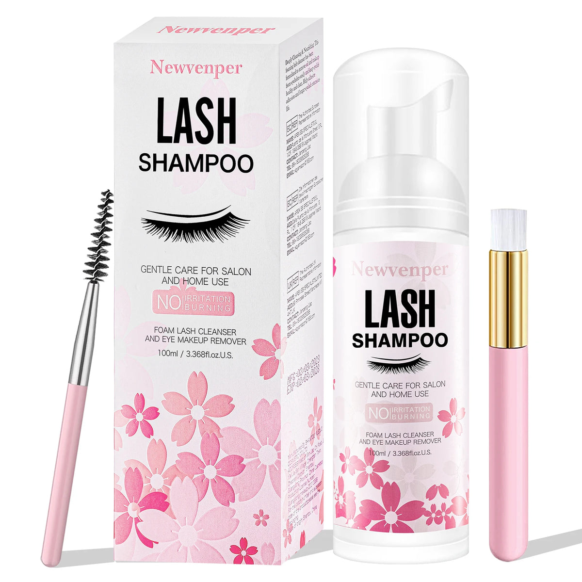 Lash Cleanse Foaming Shampoo +Cleansing Brush