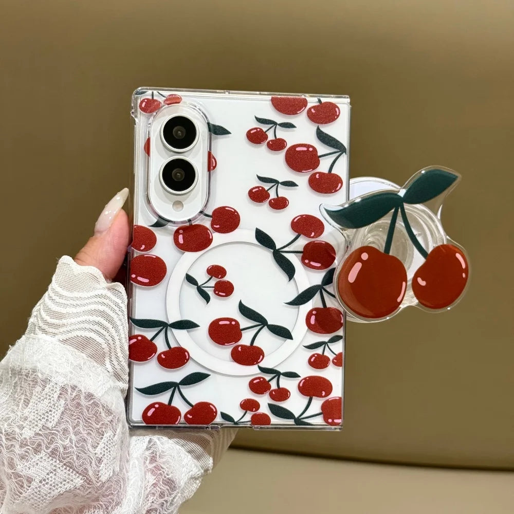 Korean Cute Panda Wrist Strap for Magsafe Case for Samsung Galaxy Z Fold 8, Z Fold  7, Z Fold  6, Z Fold 5 & Fold 8 Ultra