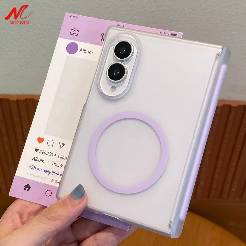 Luxury Matte Frosted Magnetic  Phone Case or Samsung Galaxy Z Fold 8