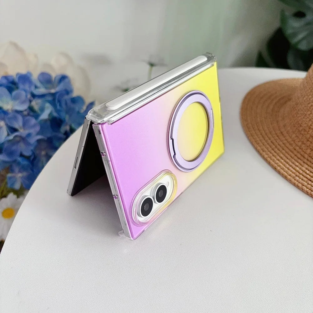 Magsafe Gradient Double Color Bracket Case for Samsung Galaxy Z Fold 8, Z Fold 7, Z Fold 6 & Z Fold 5