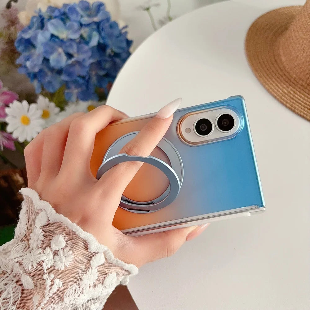Magsafe Gradient Double Color Bracket Case for Samsung Galaxy Z Fold 8, Z Fold 7, Z Fold 6 & Z Fold 5